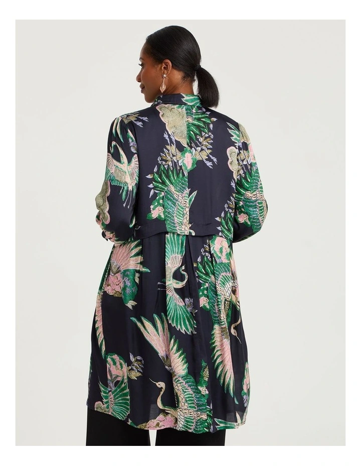Natural Ivy And Rose Shirt Print image 2
