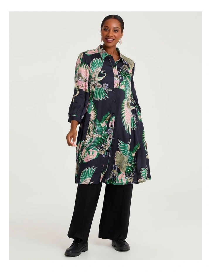 Natural Ivy And Rose Shirt Print image 3