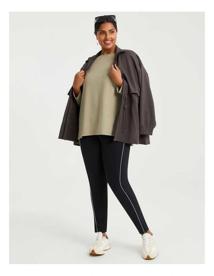 Luxe Touch Side Splits Top Eucalyptus image 3