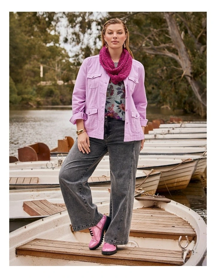 Bamboo Cosy Meadow Floral Top in Print image 5