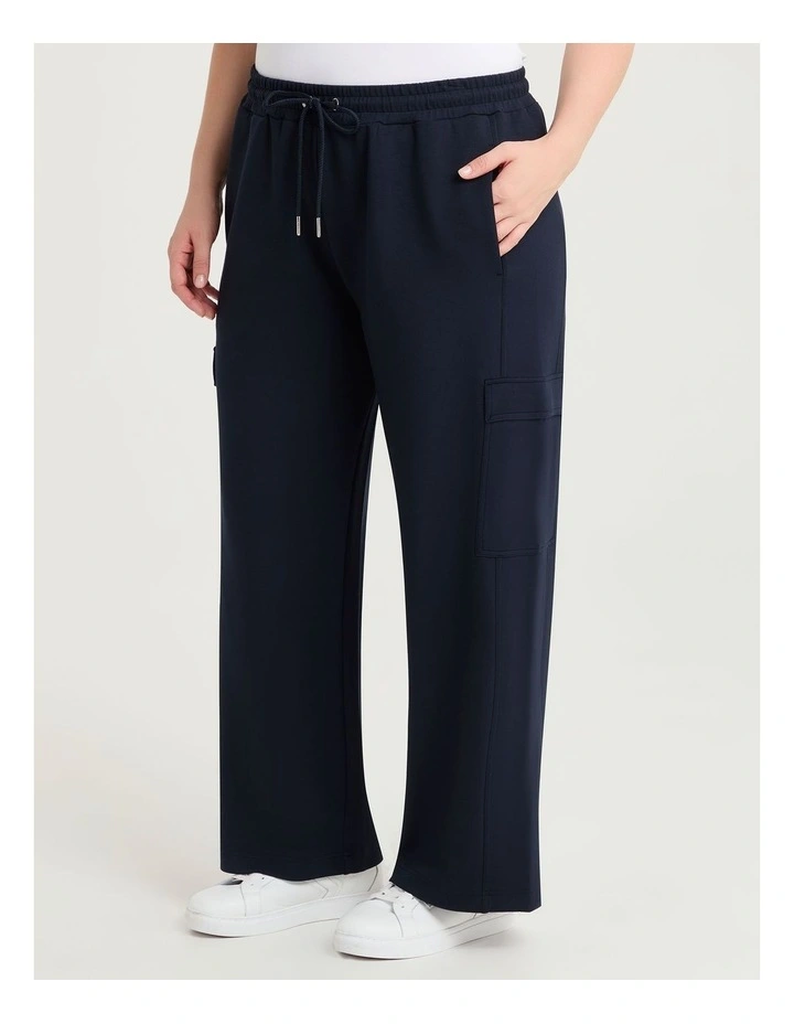 Modal Cargo Pocket Trackpant in Navy image 1