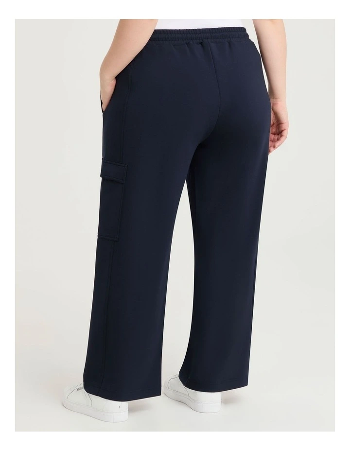 Modal Cargo Pocket Trackpant in Navy image 2