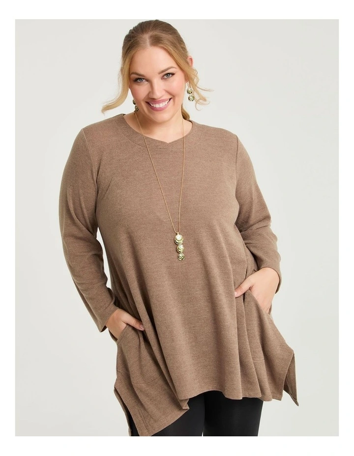 Sierra Snug Tunic Brown image 1