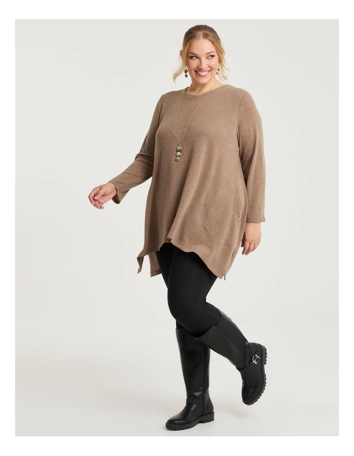 Sierra Snug Tunic Brown image 3