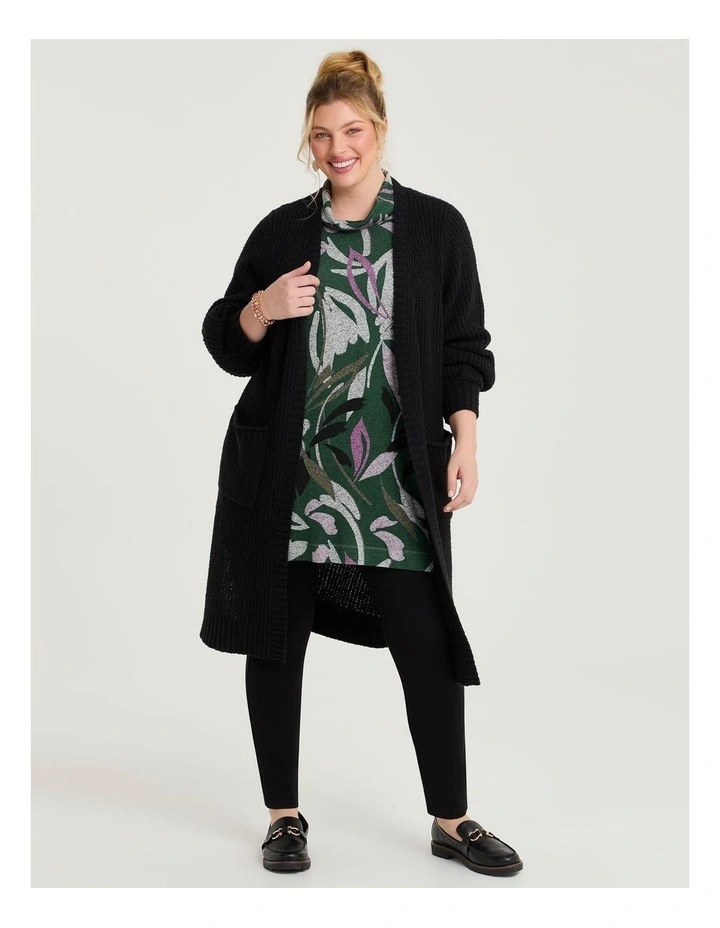 Bamboo Cosy Leafy Print Tunic in Print image 5