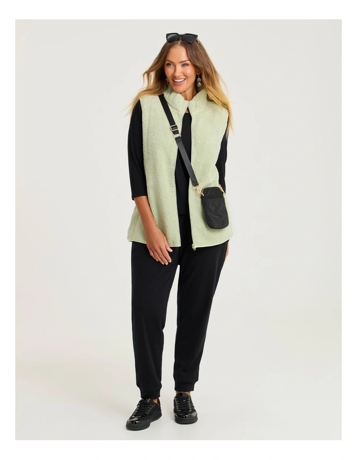 Teddy Vest in Pistachio image 4