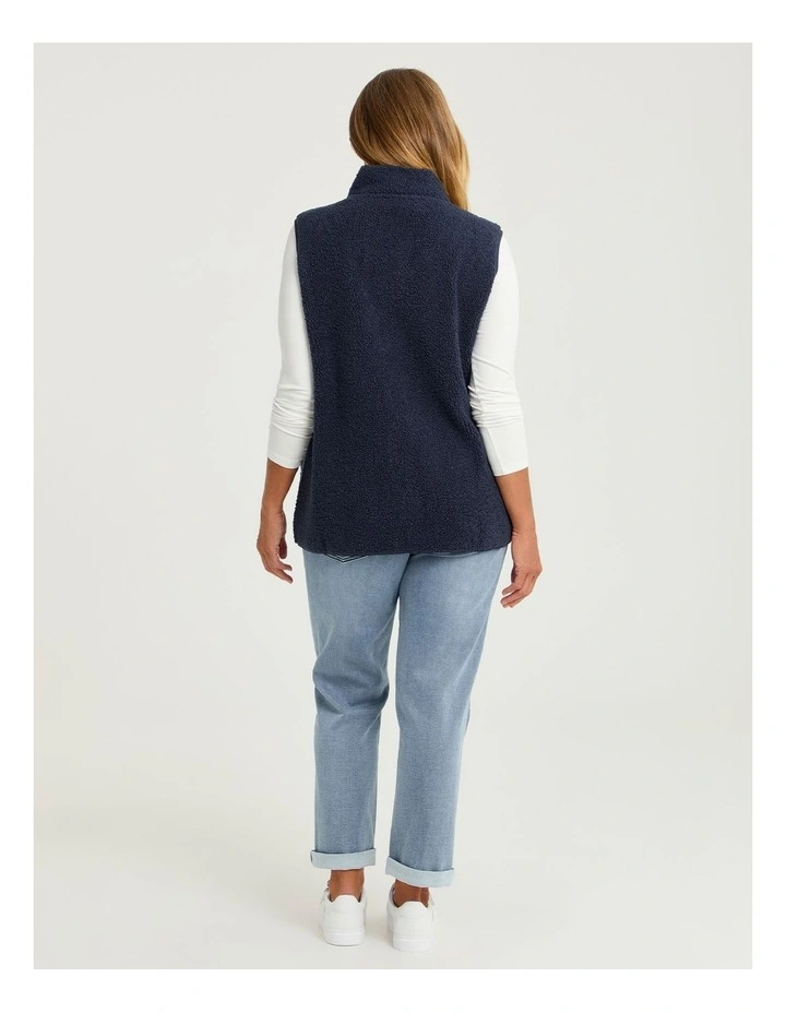 Teddy Vest Mid Blue image 2