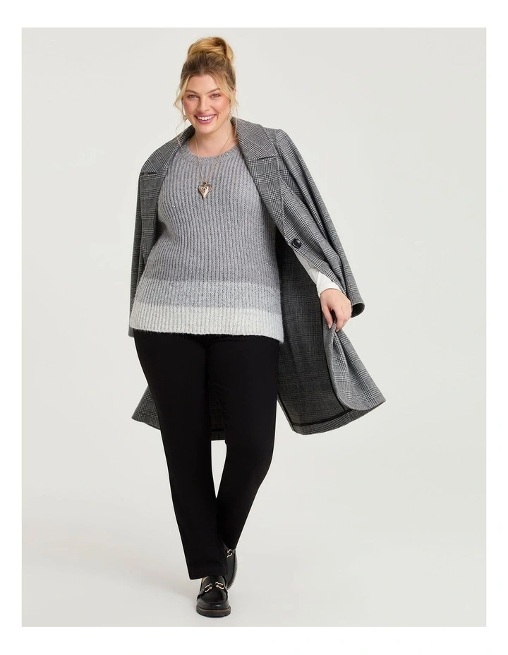 Ombre Stripe Sequin Vest Grey Mix image 4