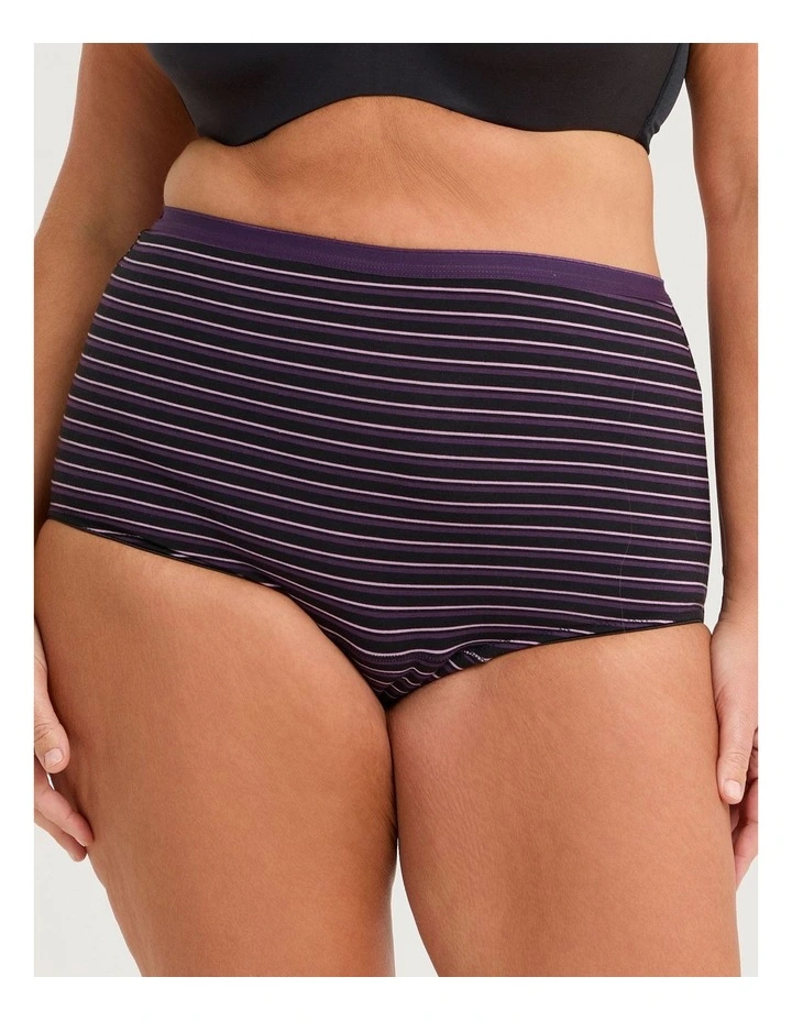 Period Leak Proof Undies Moderate Briefs in Multi image 2