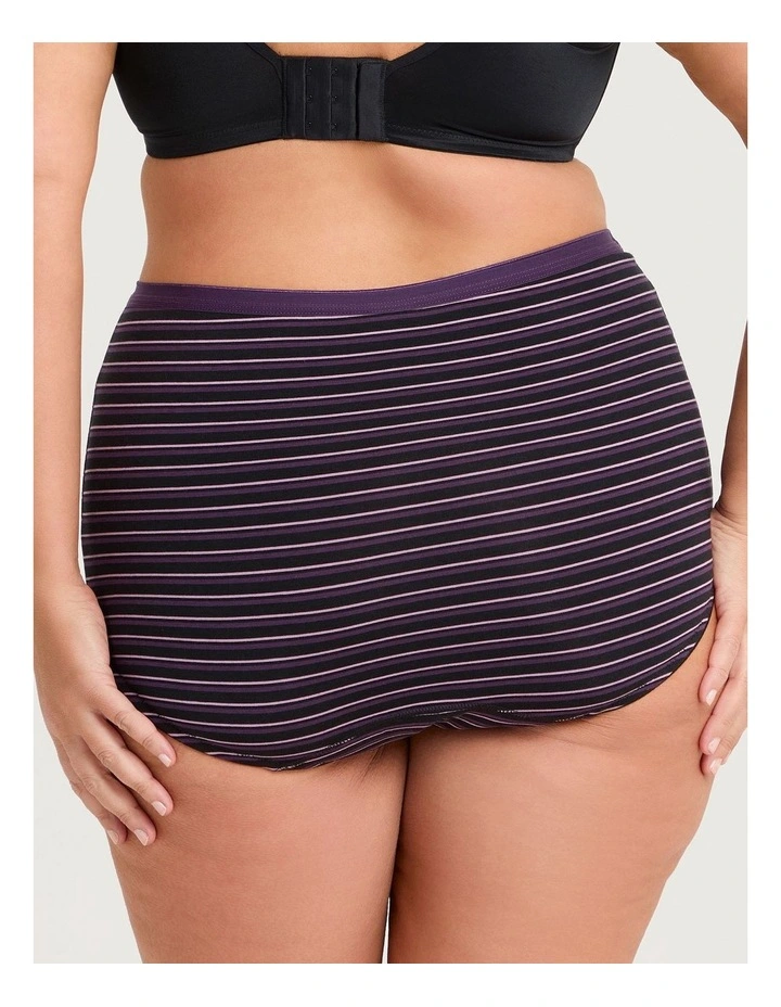 Period Leak Proof Undies Moderate Briefs in Multi image 3