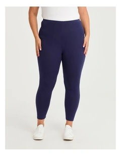 Bamboo Breezy 7/8 Legging in Indigo Violet