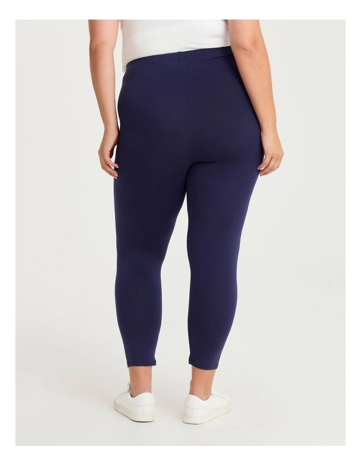 Bamboo Breezy 7/8 Legging in Indigo Violet image 2