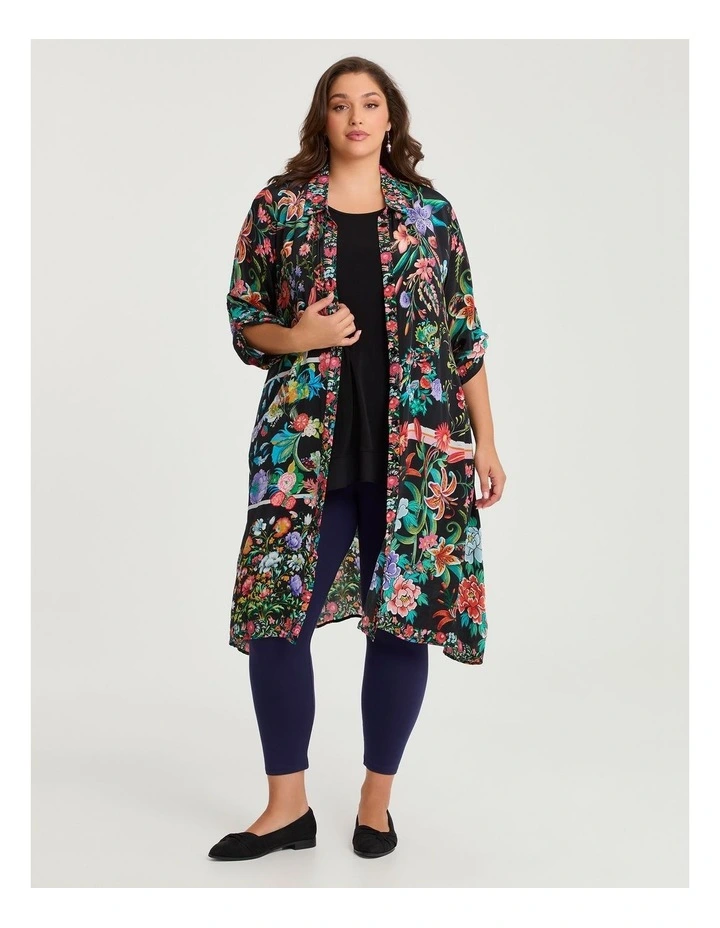 Bamboo Breezy 7/8 Legging in Indigo Violet image 4