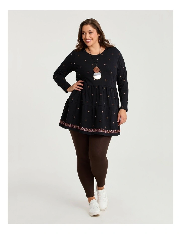 Australian Cotton F/length Legging Chocolate image 3