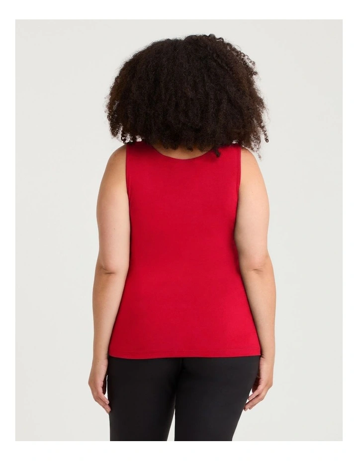 Luna Base Cami Racing Red image 2