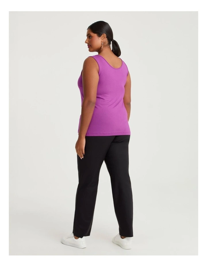 Bamboo Base Cami Deep Fuchsia image 2