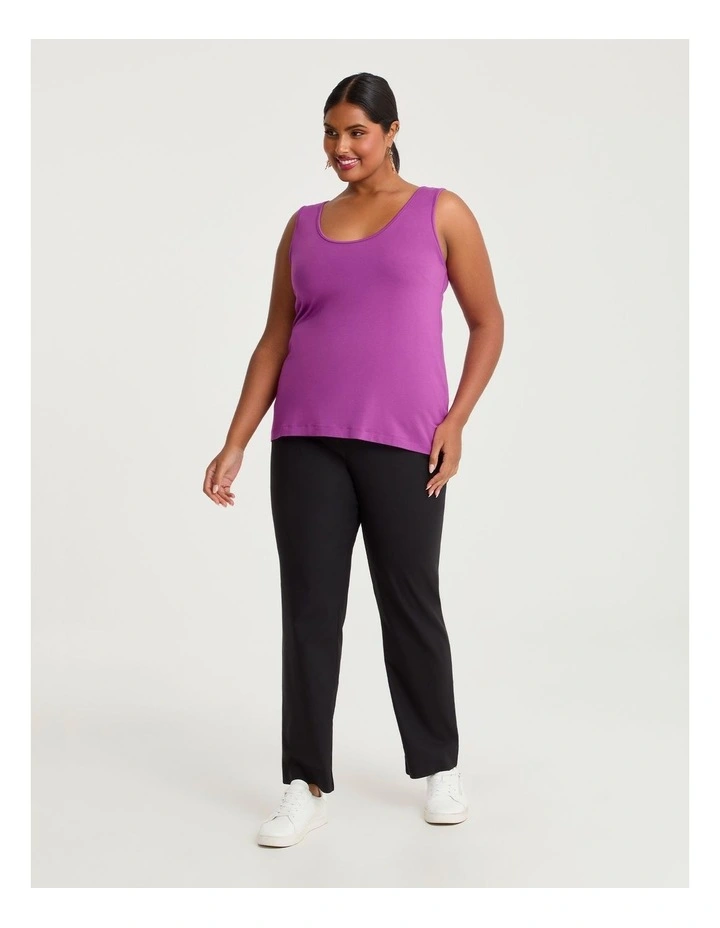 Bamboo Base Cami Deep Fuchsia image 3