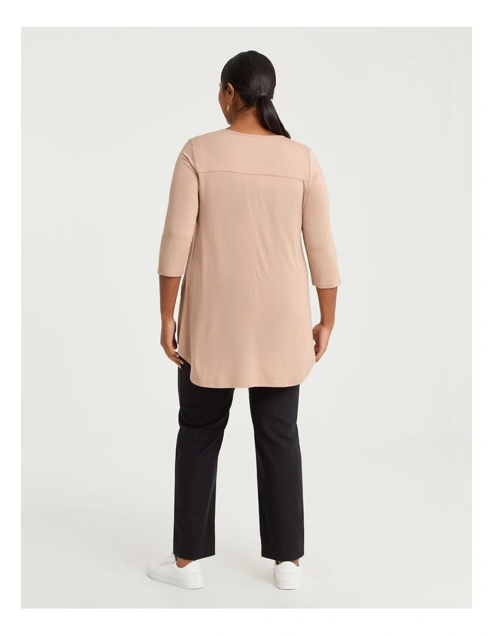 Bamboo Base 3/4 Sleeve Top image 2