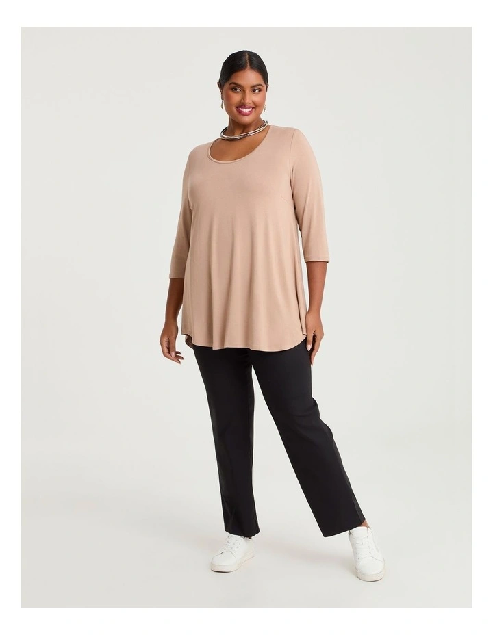 Bamboo Base 3/4 Sleeve Top image 3