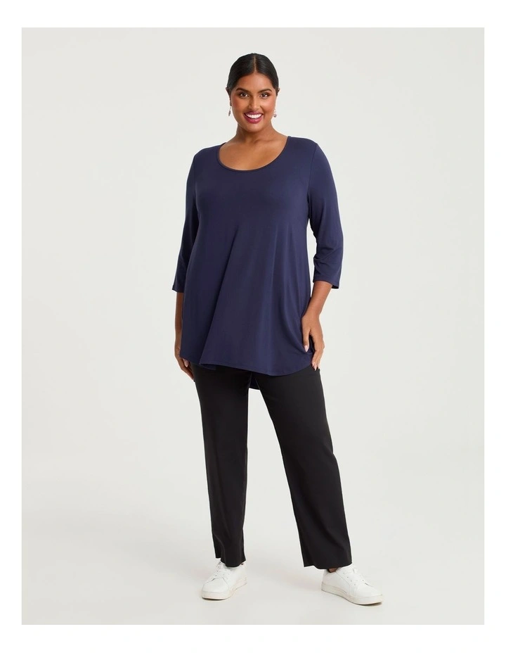 Bamboo Base 3/4 Sleeve Top image 3