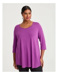 Bamboo Base 3/4 Sleeve Top