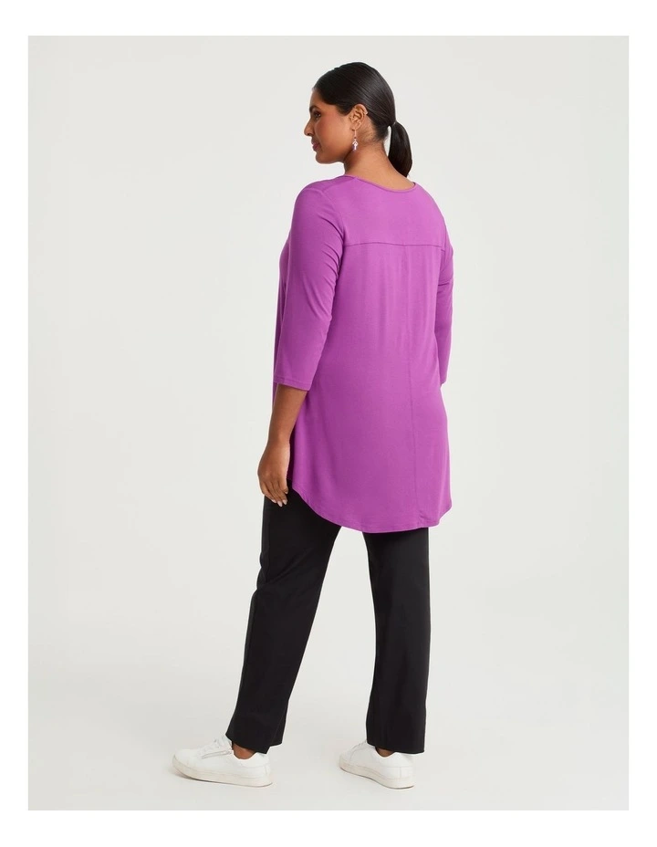 Bamboo Base 3/4 Sleeve Top image 2