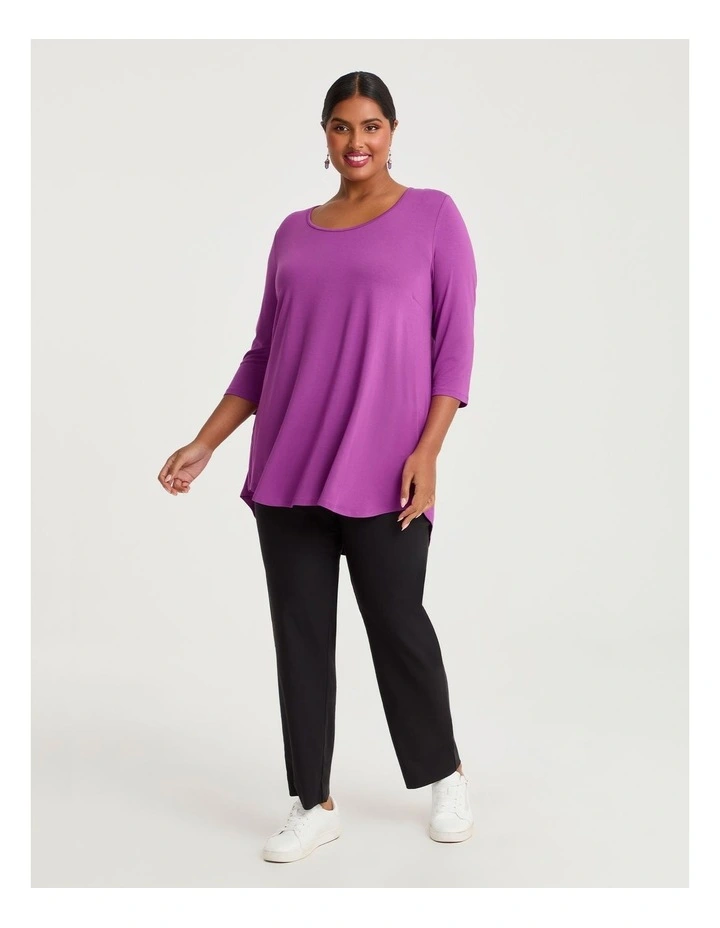 Bamboo Base 3/4 Sleeve Top image 3