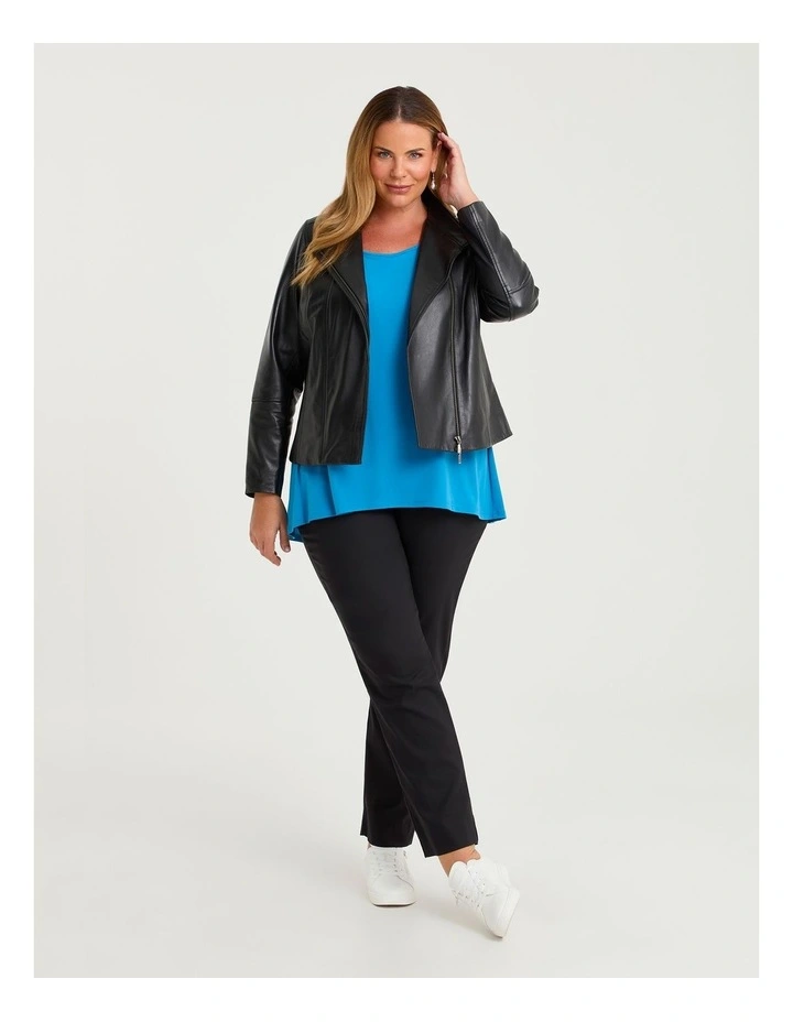 Strive Scoop Neck Top Turquoise image 4