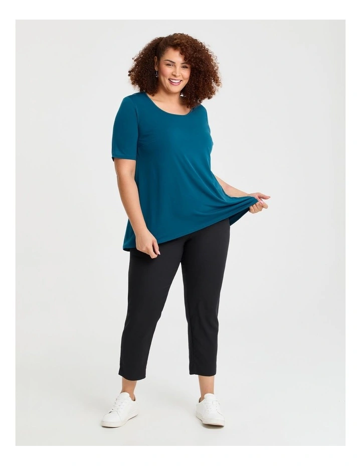 Strive Scoop Neck Top Petrol image 3