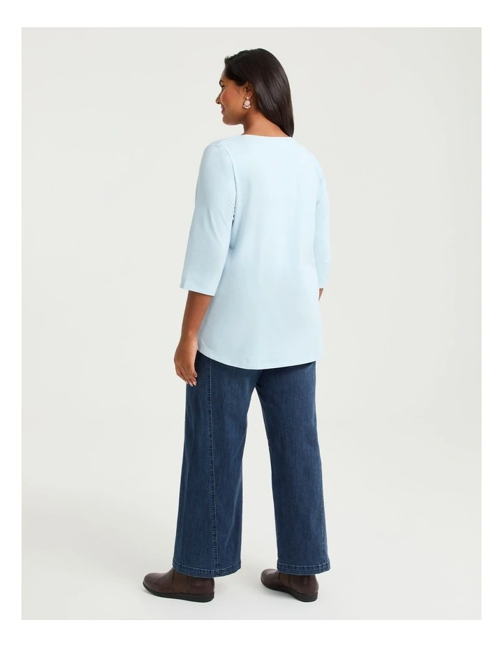 Good Earth Australian Cotton 3/4 T-Shirt image 2