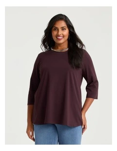 Good Earth Australian Cotton 3/4 T-Shirt