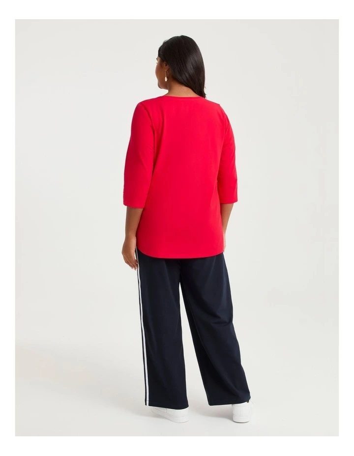 Good Earth Australian Cotton 3/4 T-Shirt image 2