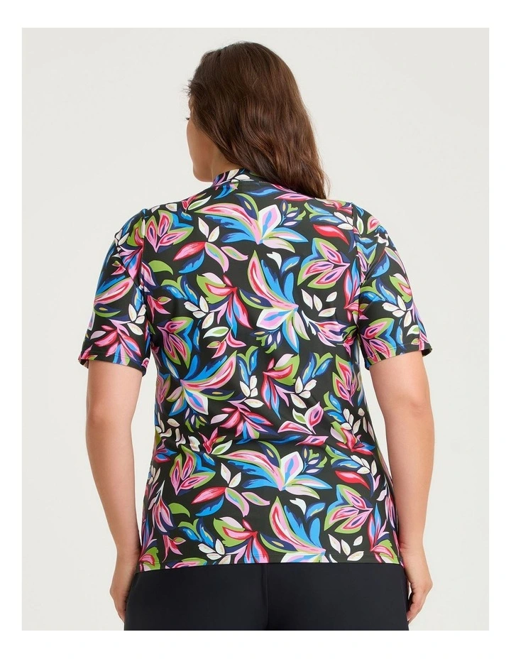 Flora Zip Rash Vest Print image 2