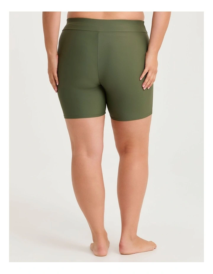 Essential Swim Short in Dark Khaki image 2