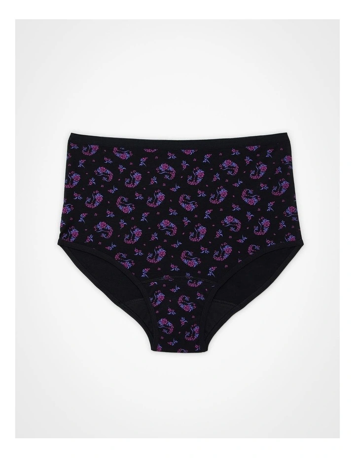 Period Leak Proof Undies Heavy Panty in Black image 1