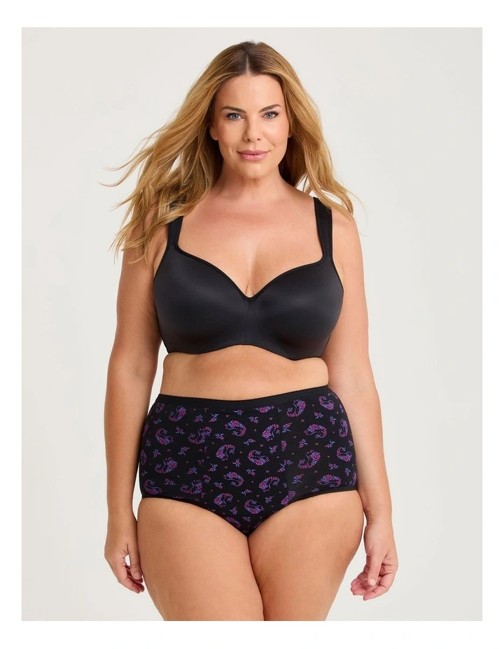 Period Leak Proof Undies Night Heavy Panty in Black image 4