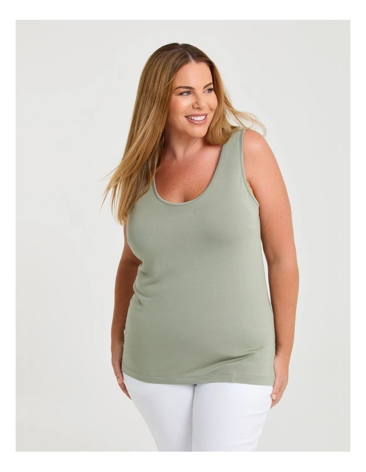 Bamboo Base Cami Light Sage image 1