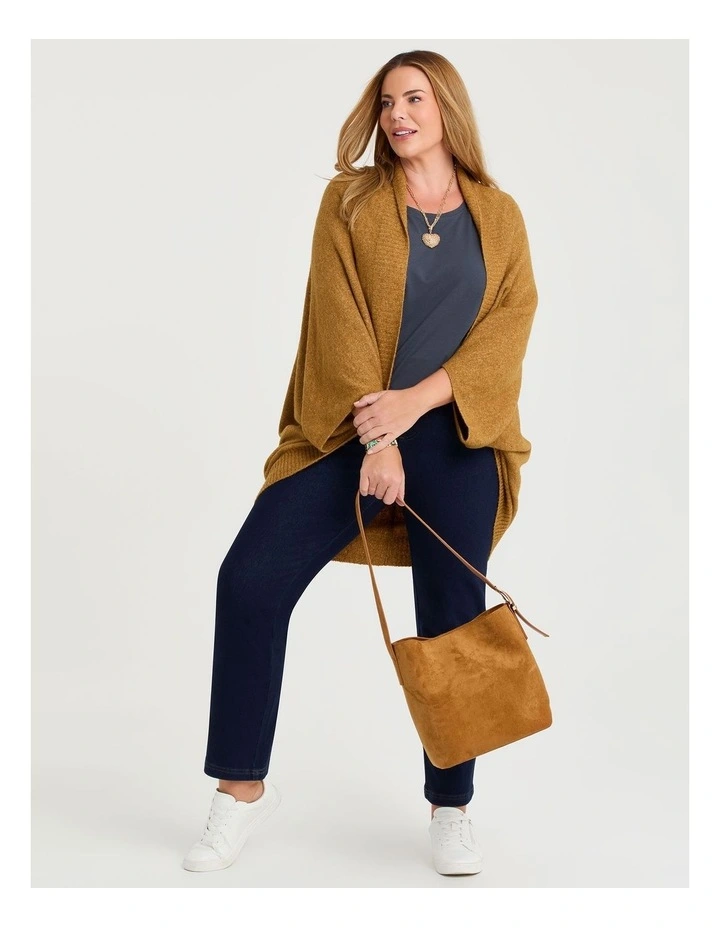 Australian Cotton 3/4 T-shirt Dark Graphite image 4