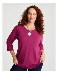 Good Earth Australian Cotton 3/4 T-Shirt