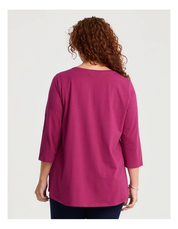 Good Earth Australian Cotton 3/4 T-Shirt image 2