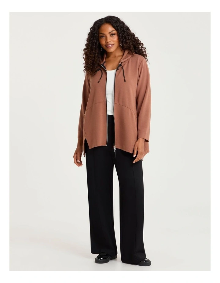 Natural Aella Cardigan in Praline image 6