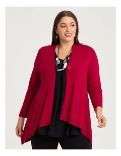 Natural Wiseguy Rory Cardigan Deep Red