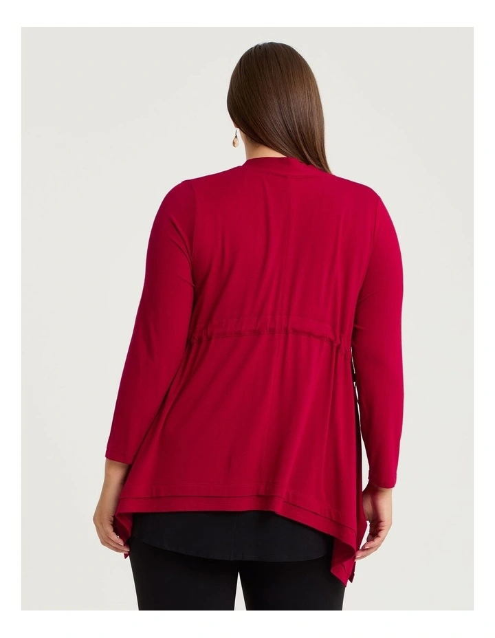 Natural Wiseguy Rory Cardigan Deep Red image 2
