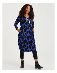 Natural Horizon Spot Dress Spot