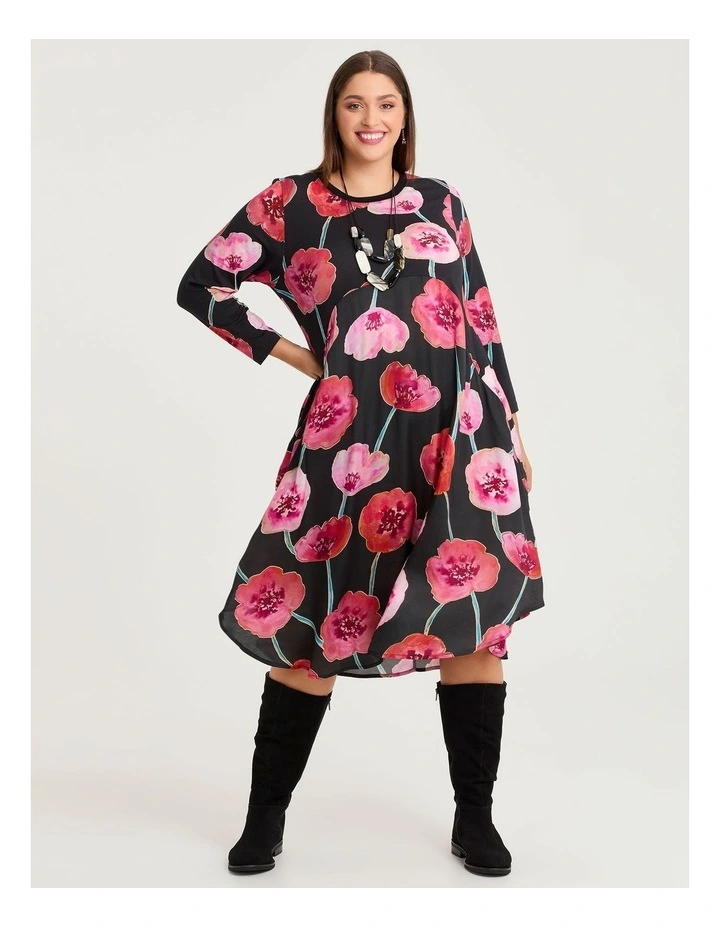 Cotton Wild Poppy Dress Print image 1