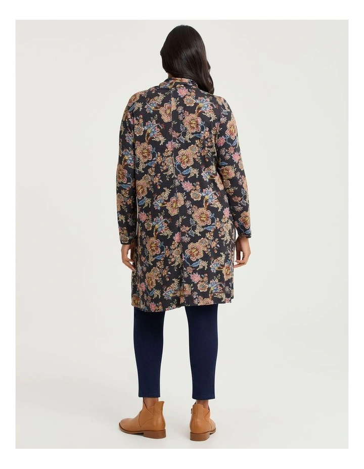 Bamboo Cosy Knit Mock Neck Dress Print image 2