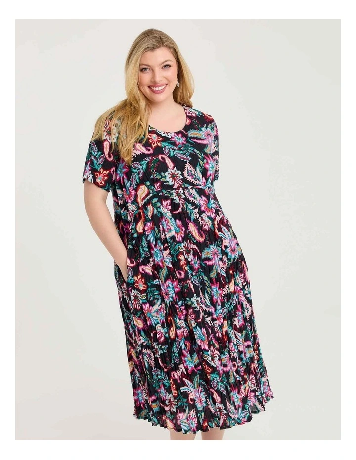 Cotton Gauze Dress in Favourite Print image 3