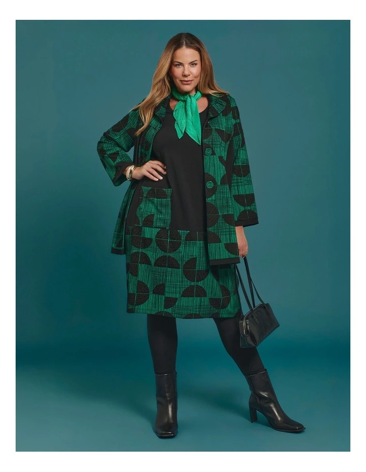 Eclipse Swing Jacquard Jacket Jade Green/print image 6