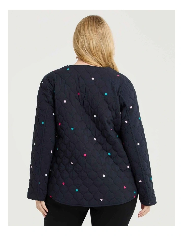 Natural Reversible Jacket in Bloom Print image 3