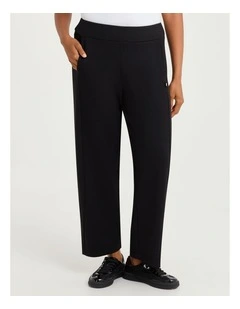 Natural Thea Lantern Pant Black